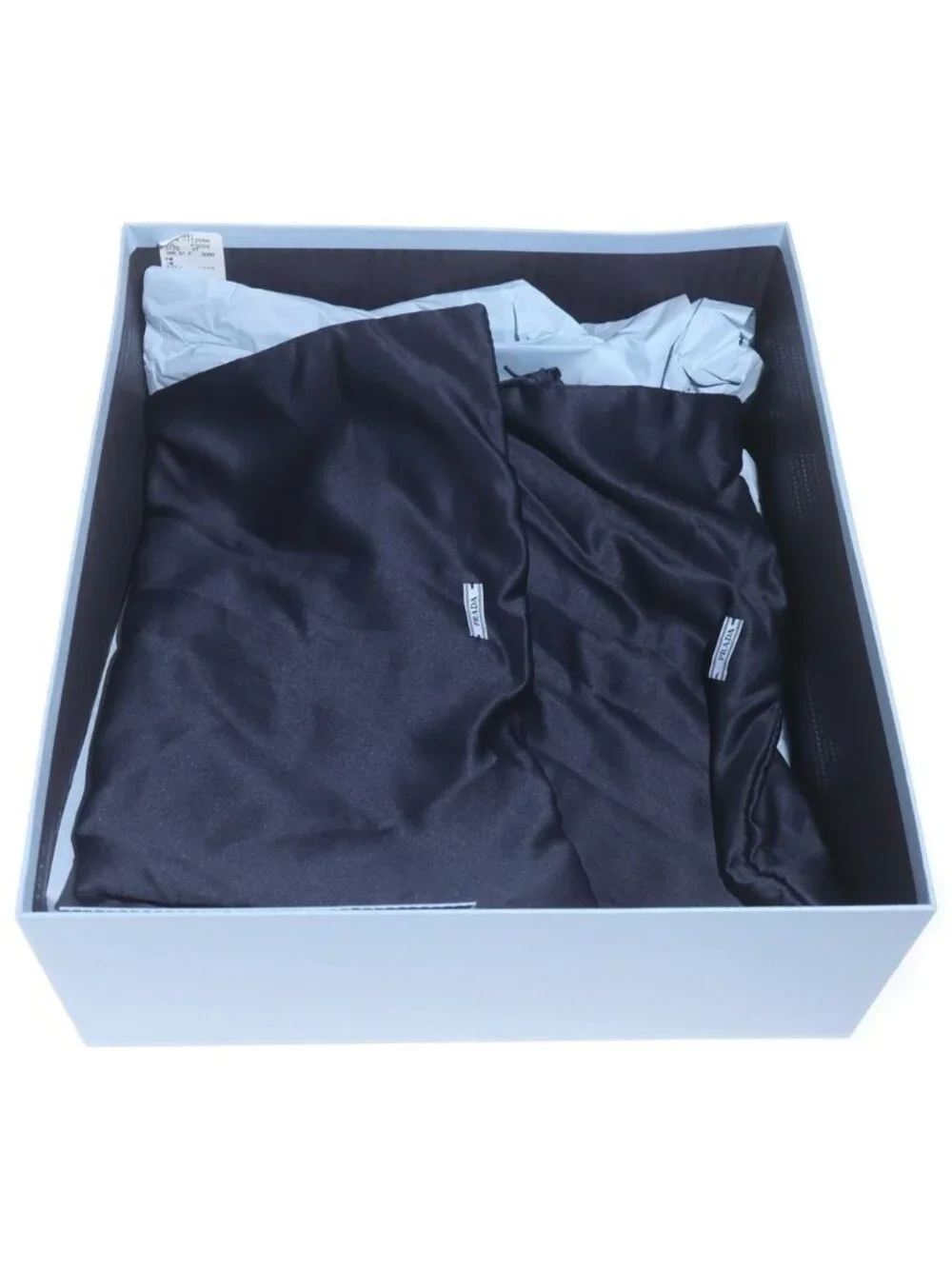 Prada Leather Short Boots with Monolith Pouch Shoes Re-Nylon Triangle Logo Black